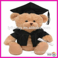 Various colorful styles graduation plush bear toys